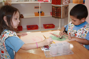 Art at Rainbow Montessori Okinawa